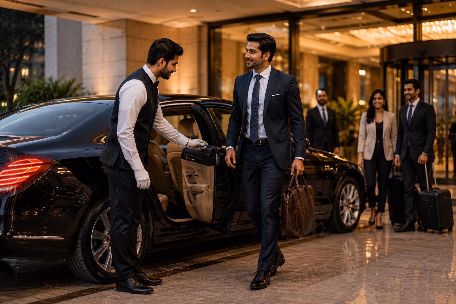 VIP airport arrival chauffeur service in Jaipur